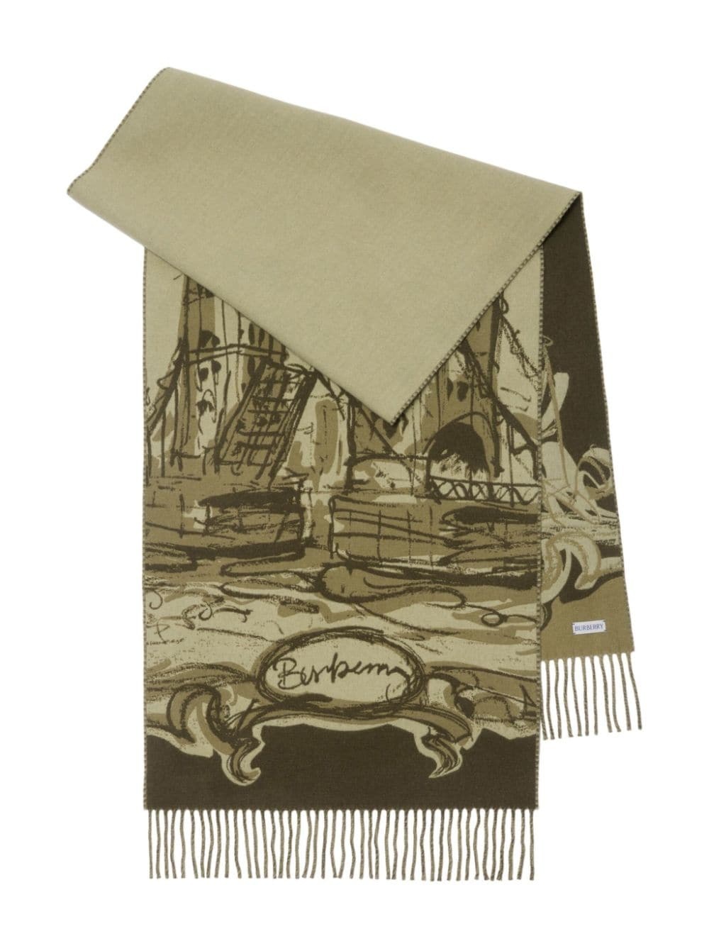 Tower Bridge cashmere scarf - 3