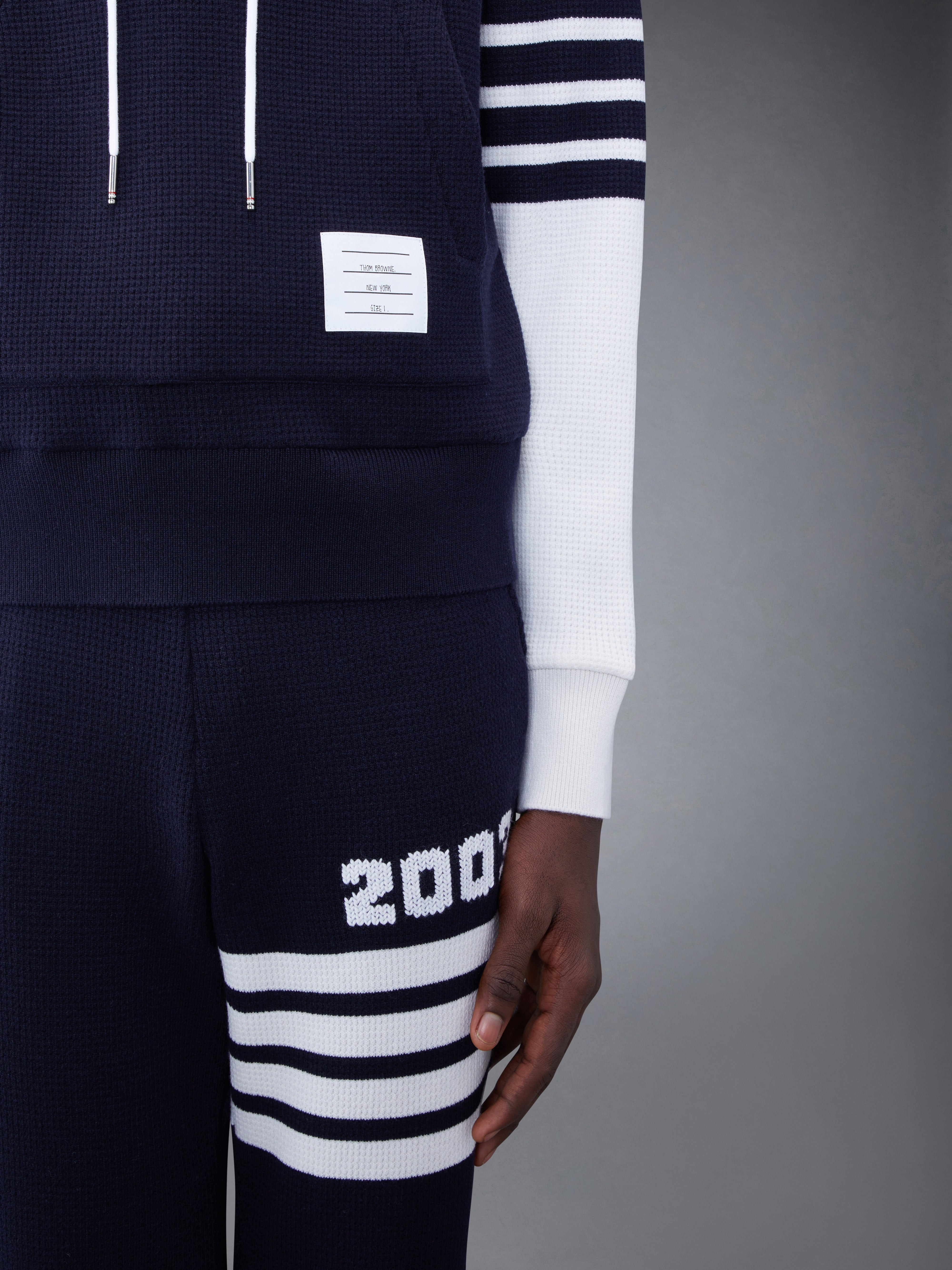 CASHMERE WAFFLE 2003 4-BAR HOODIE - 5
