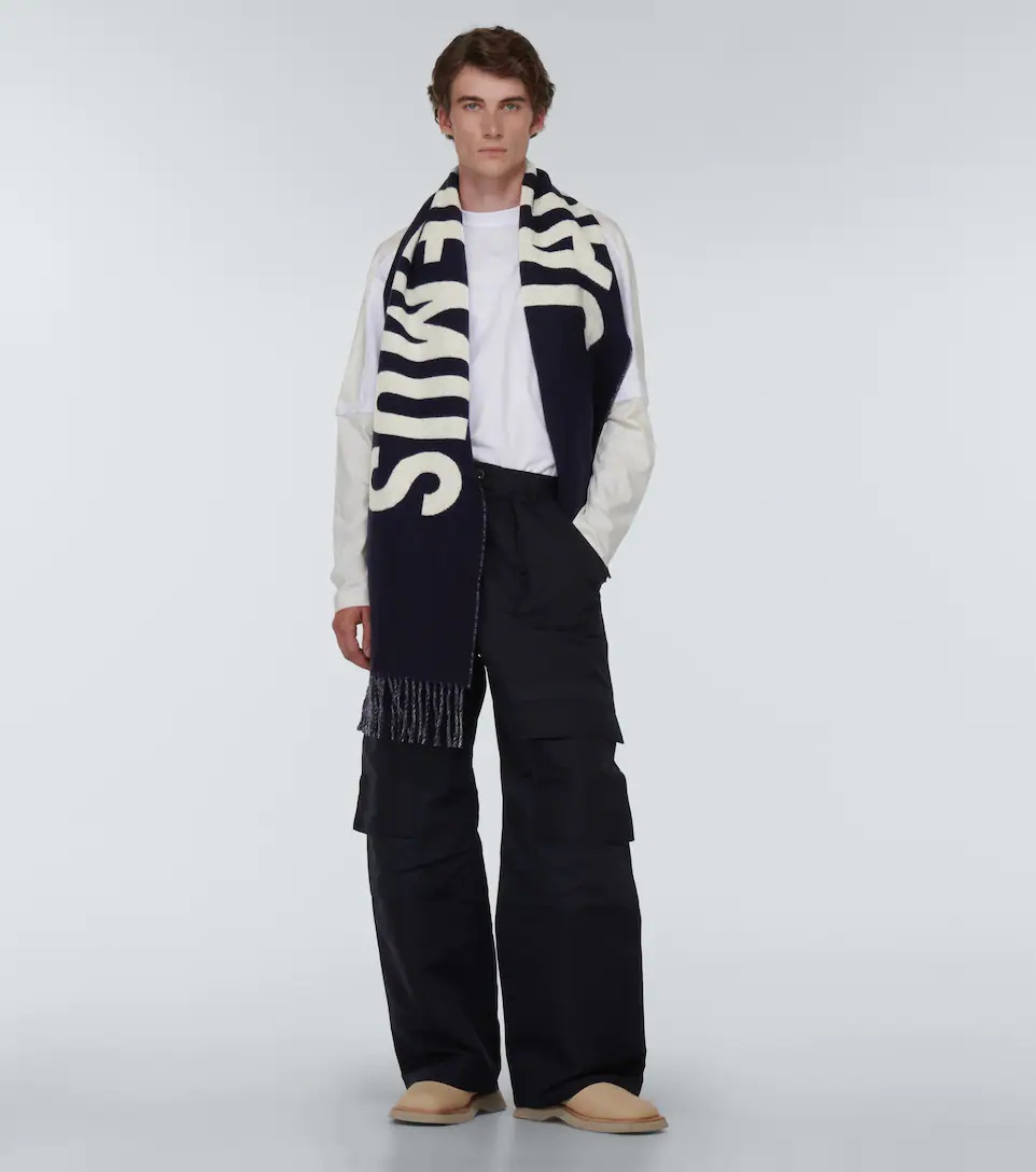 L'echarpe Jacquemus virgin wool scarf - 4