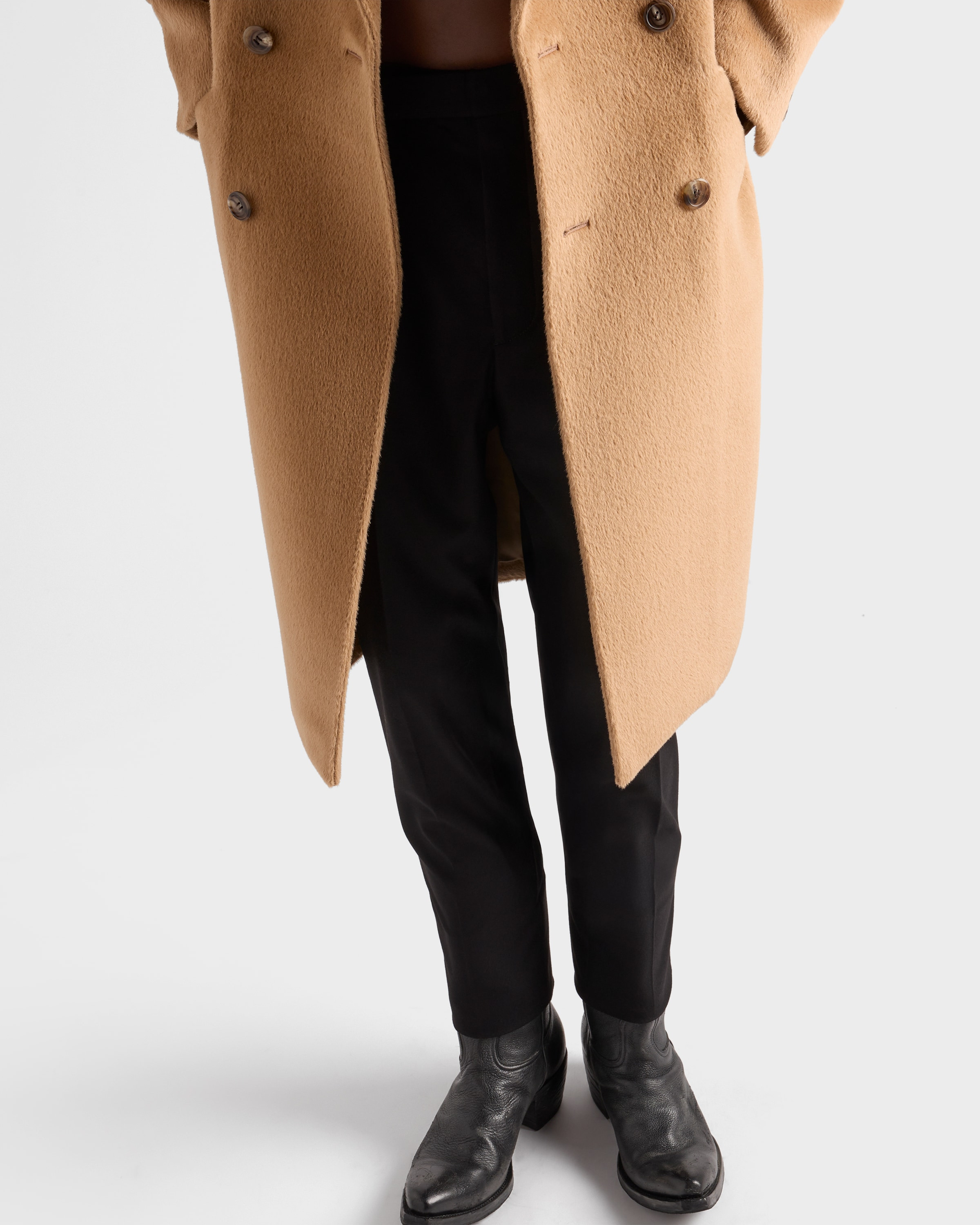 Stretch cashmere pants - 4