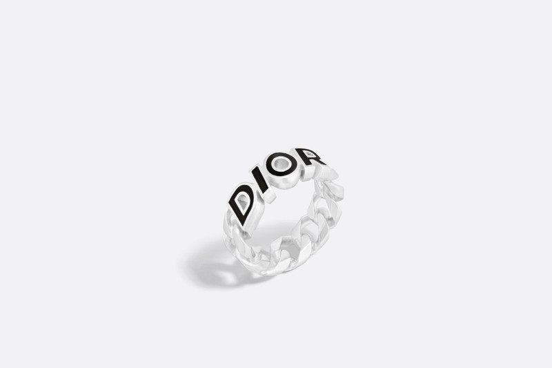 Dior Italic Chain Link Ring 4