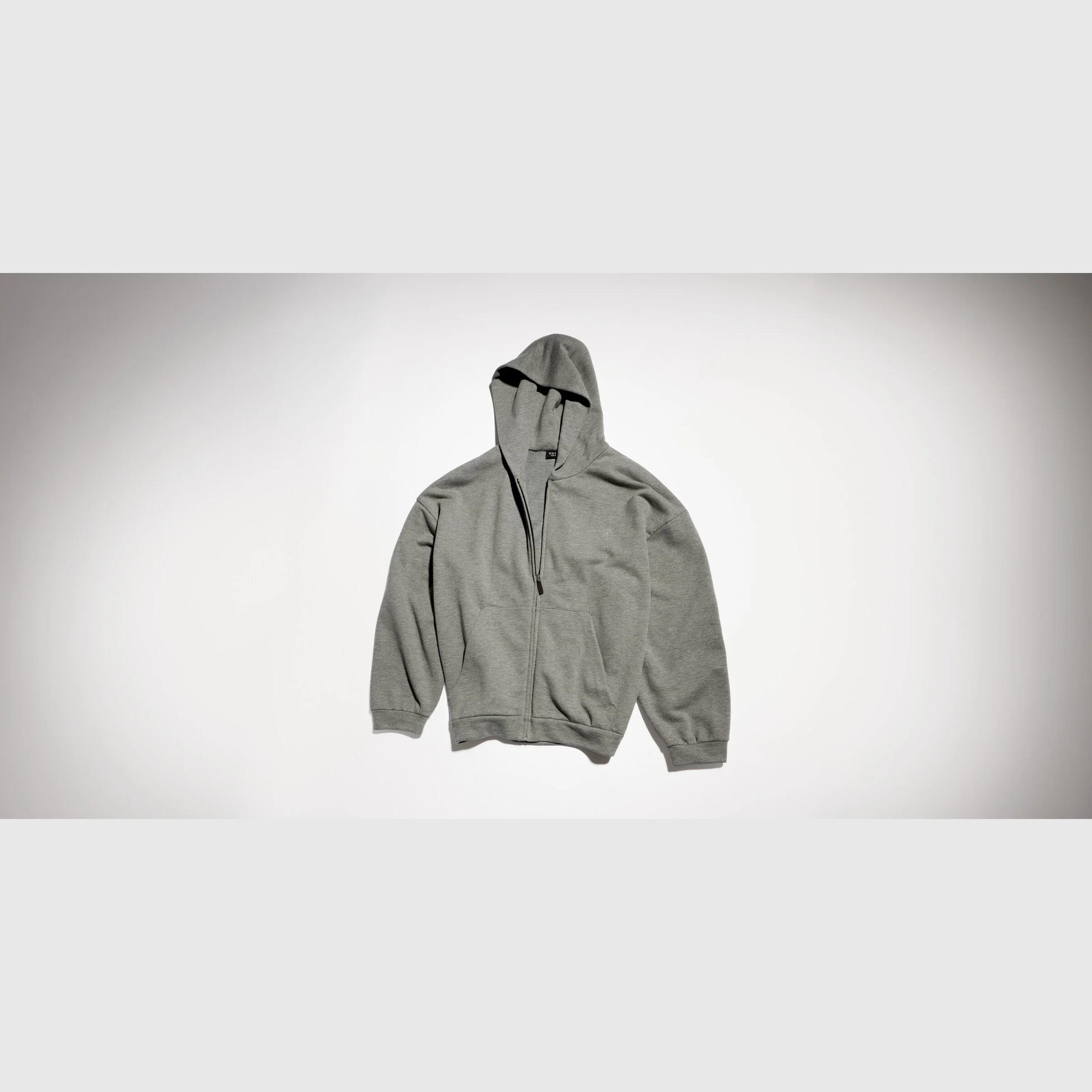 Cotton cashmere jersey zip jacket - 1