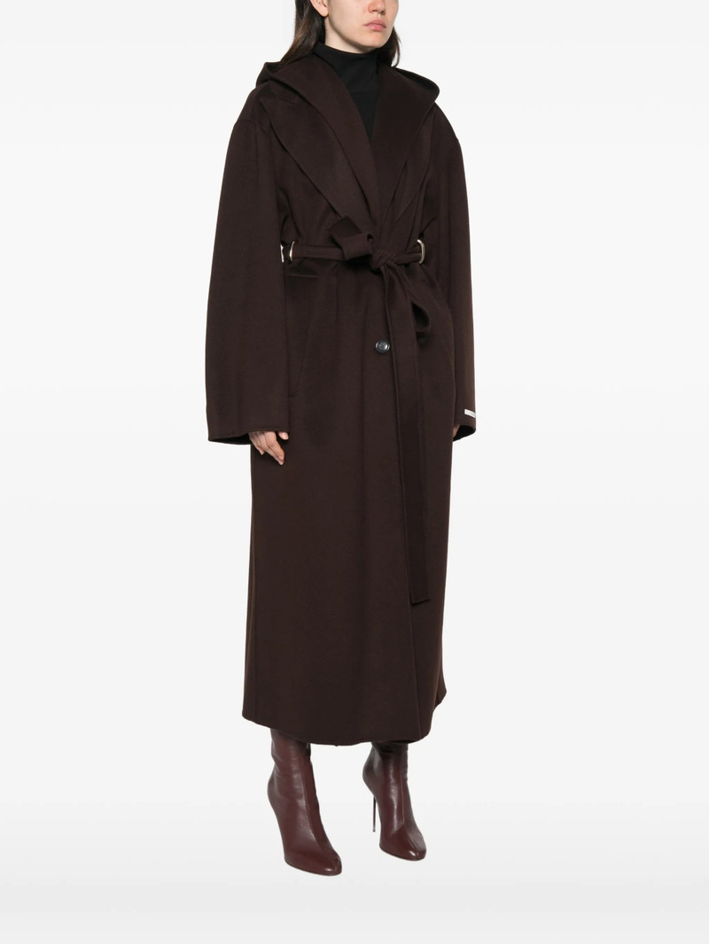 Sportmax Hooded Belted Coat 5