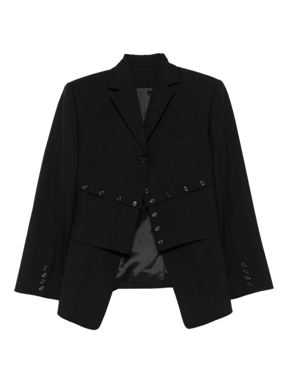 button-fastening blazer - 1