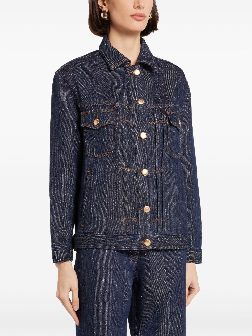 Shine denim jacket - 3