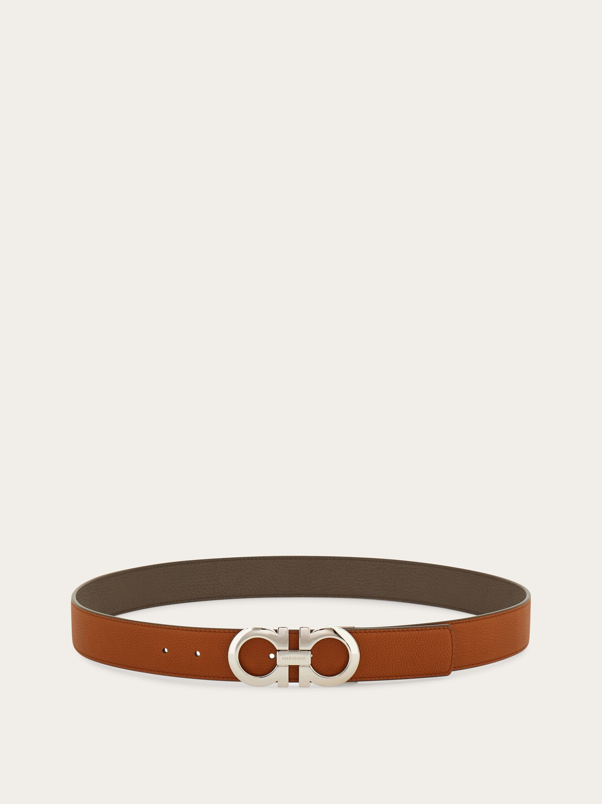Reversible and adjustable Gancini belt - 3