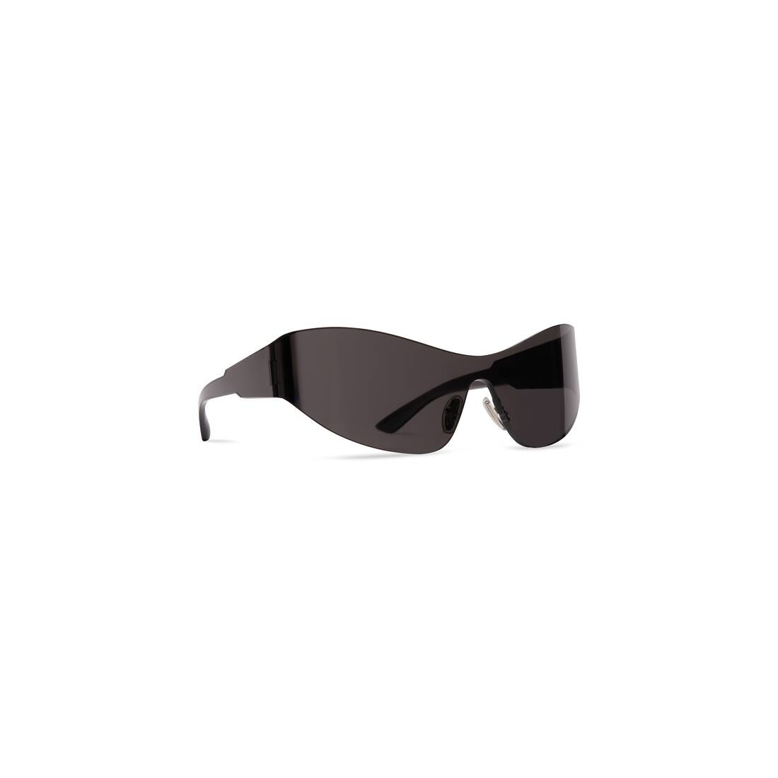 Ski Rectangle Sunglasses in Black