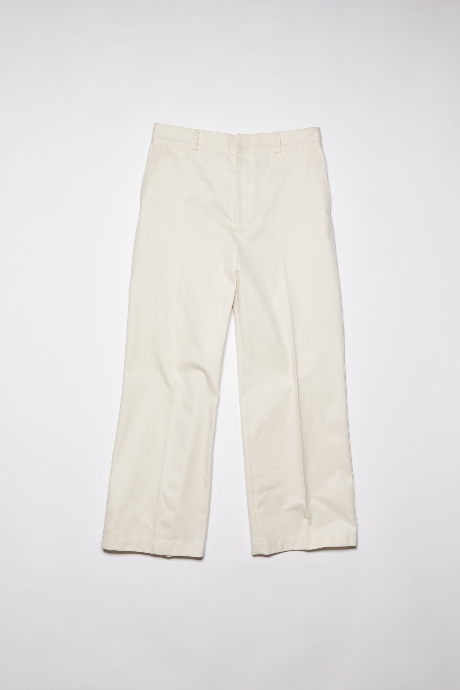 Heavy twill trousers - Ecru beige - 1