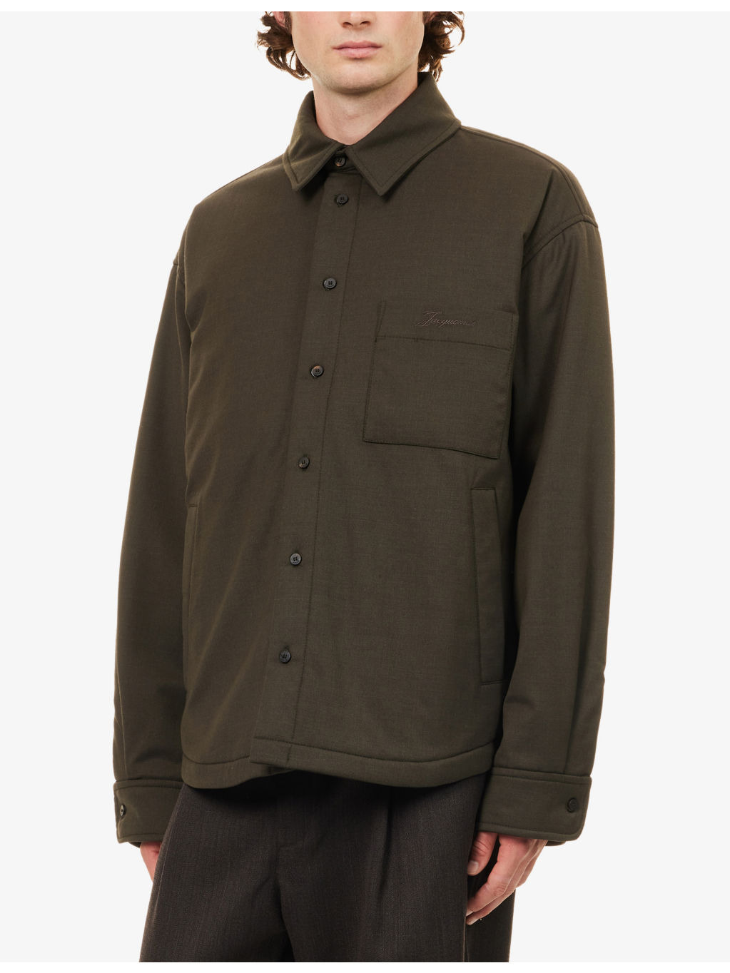 Boulanger Padded Wool Blend Overshirt - 3
