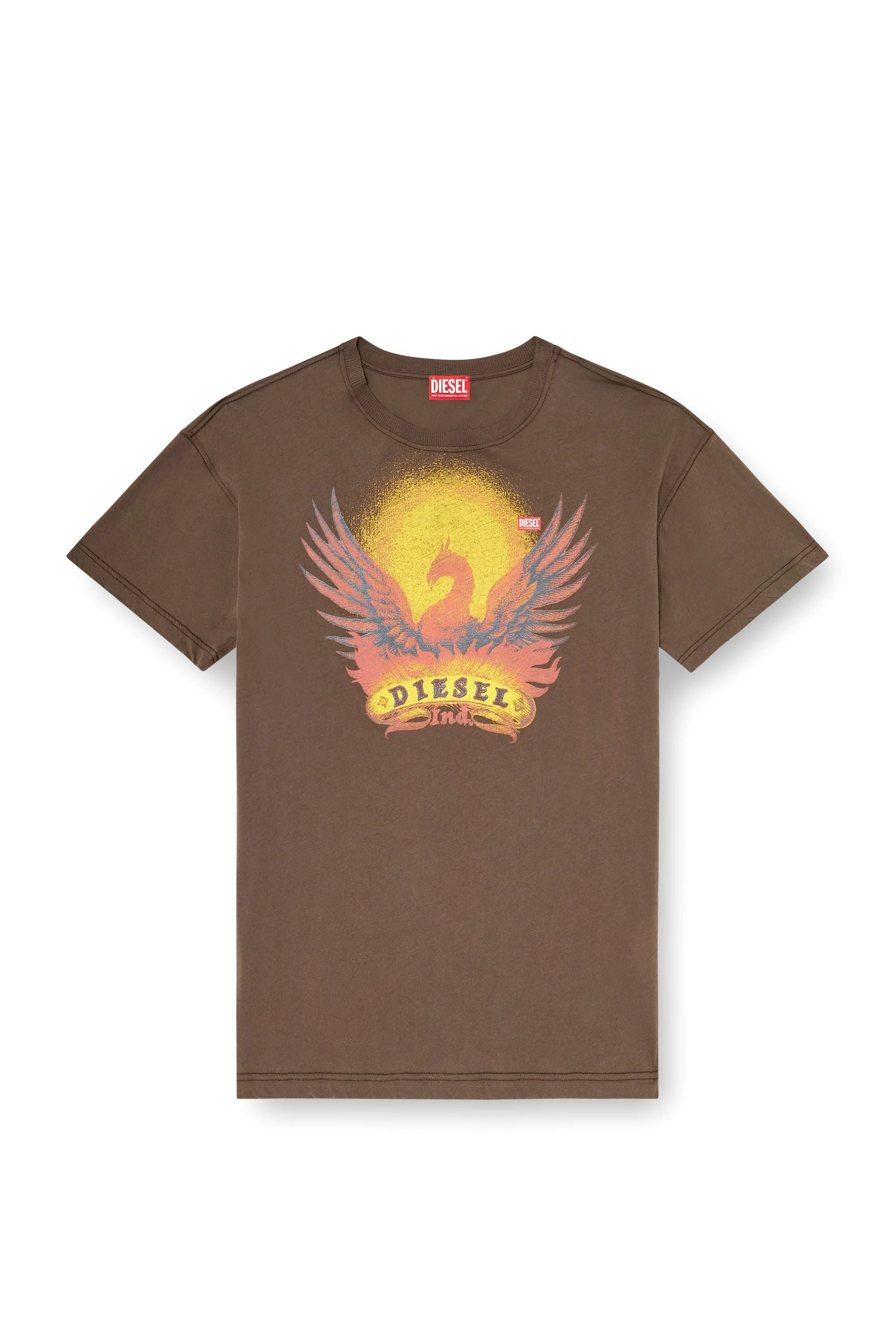 REGULAR T-SHIRT WITH PHOENIX PRINT - 1