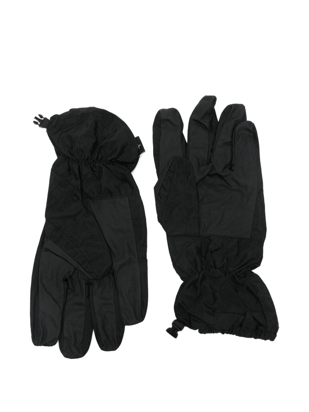 embroidered-logo gloves - 2