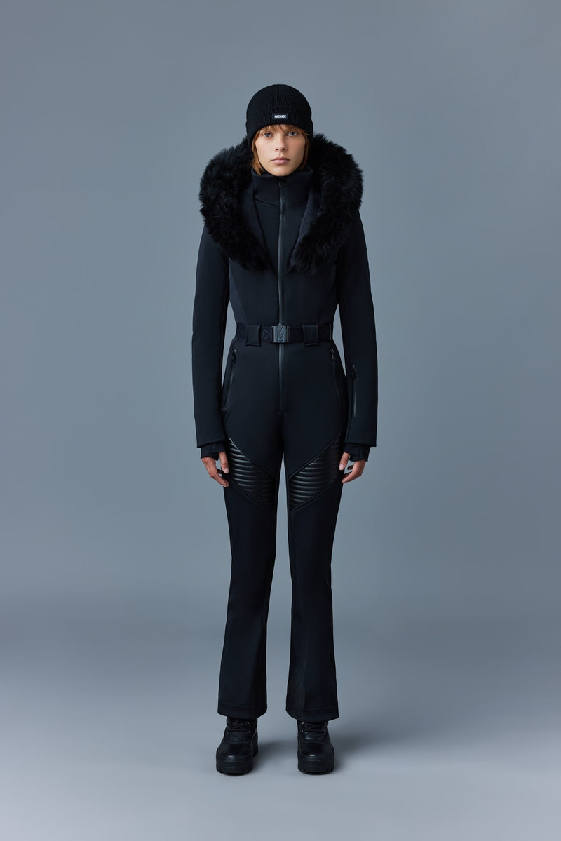 MACKAGE ELLE Agile-360 down ski suit with removable hood outlook