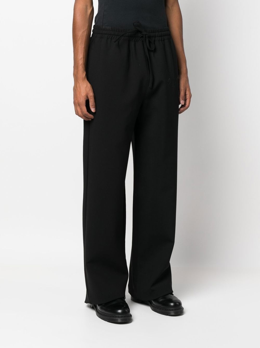 EMBROIDERED LOGO STRAIGHT-LEG SWEATPANTS - 5