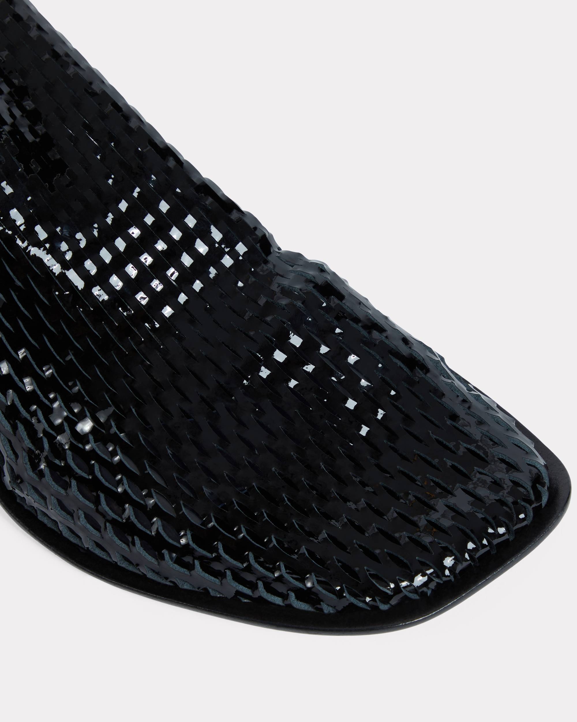 'KENZO-Shomi' heeled mules in perforated leather - 4