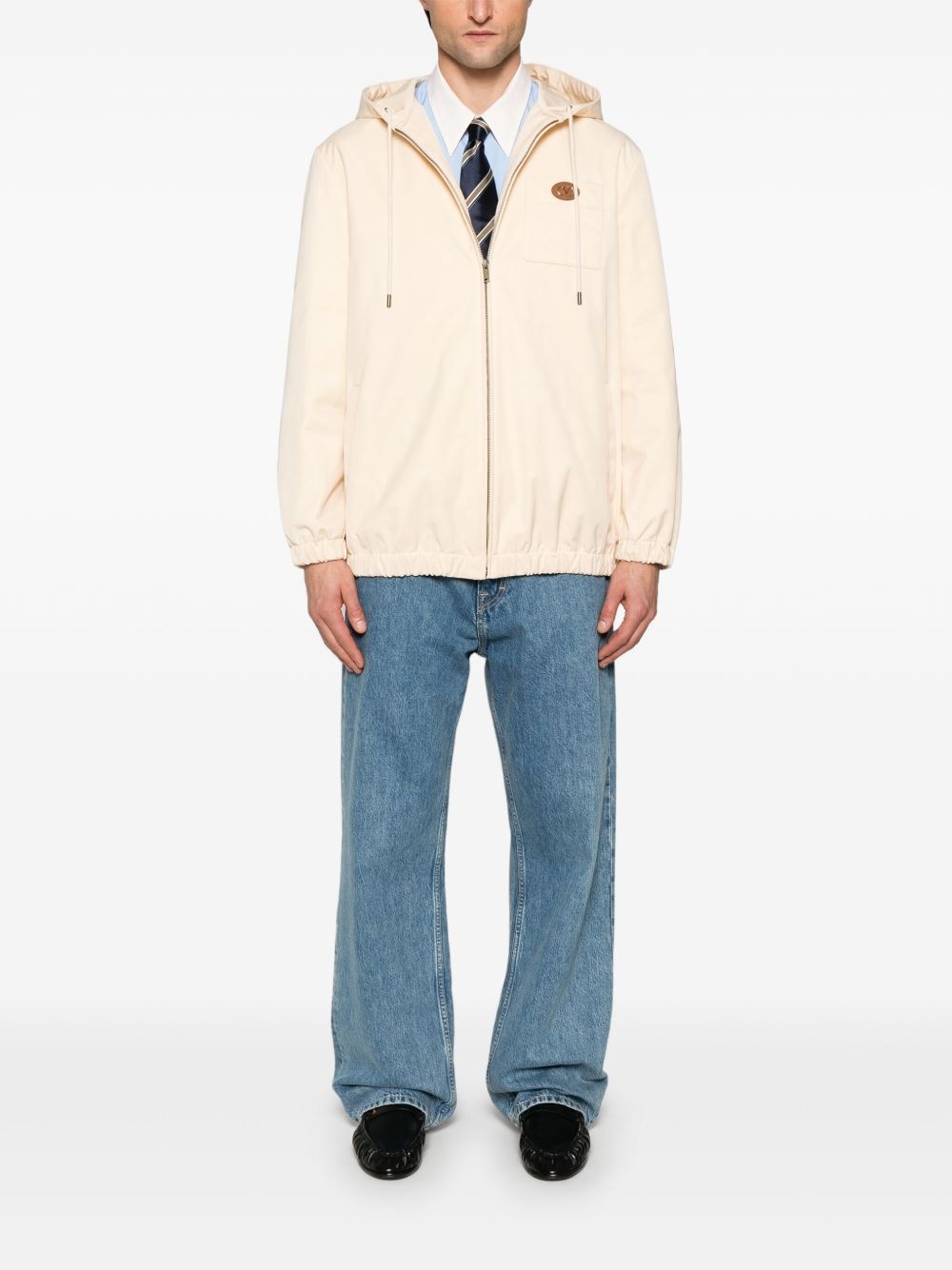 VLogo Signature hooded jacket - 2