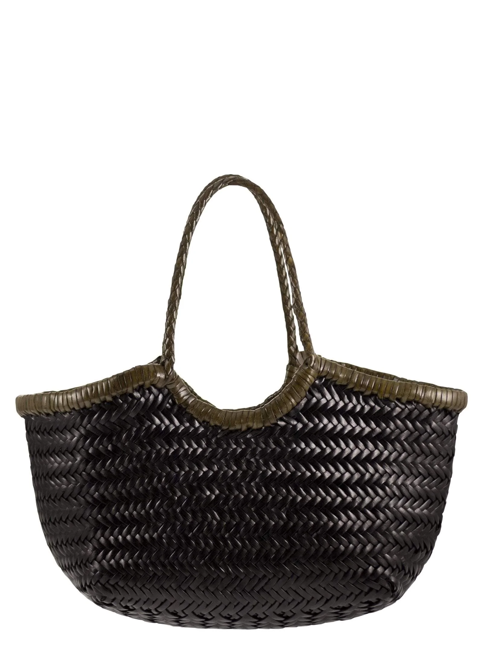 Dragon Diffusion Women Nantucket - Two-Tone Woven Buffalo Calfskin Bag - 1