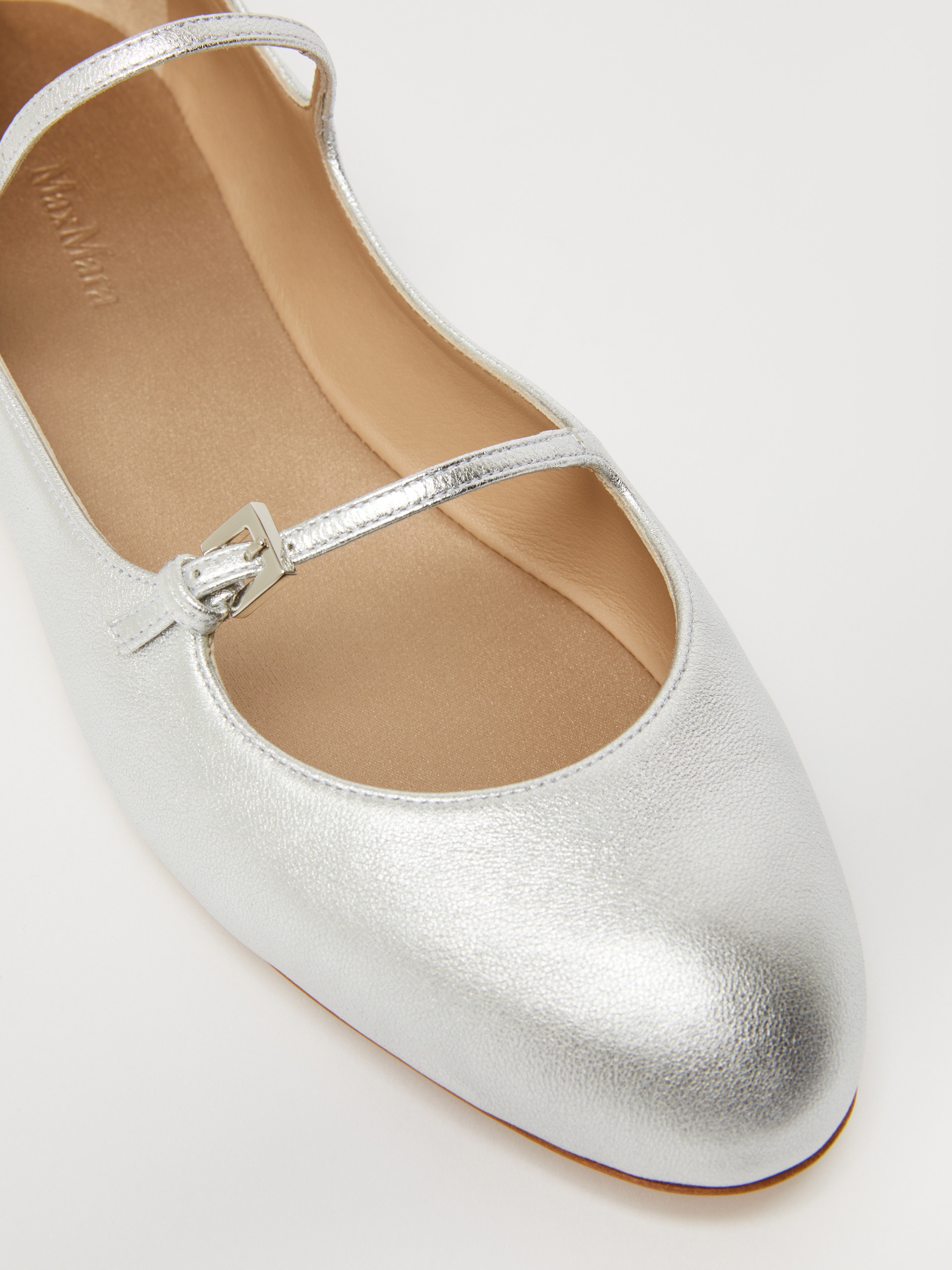 SILVERCIRCUS Laminated Nappa leather ballet flats - 4