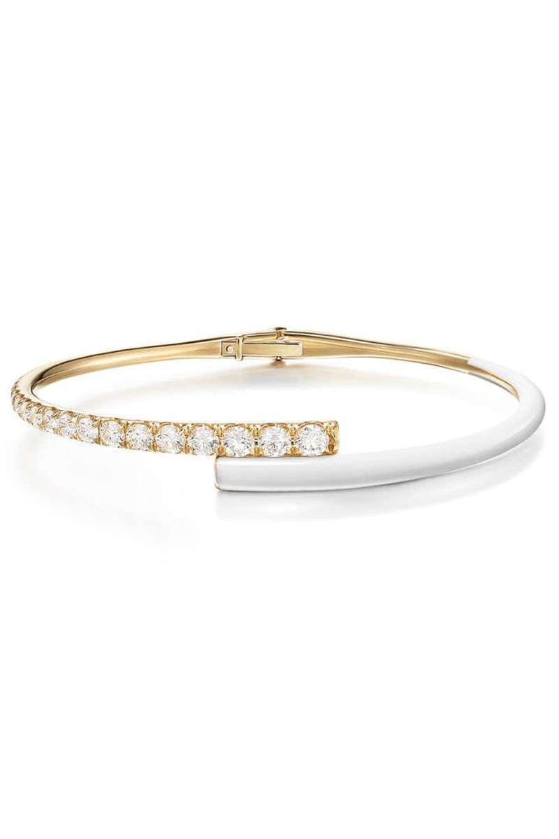 White Enamel Lola Cuff 1