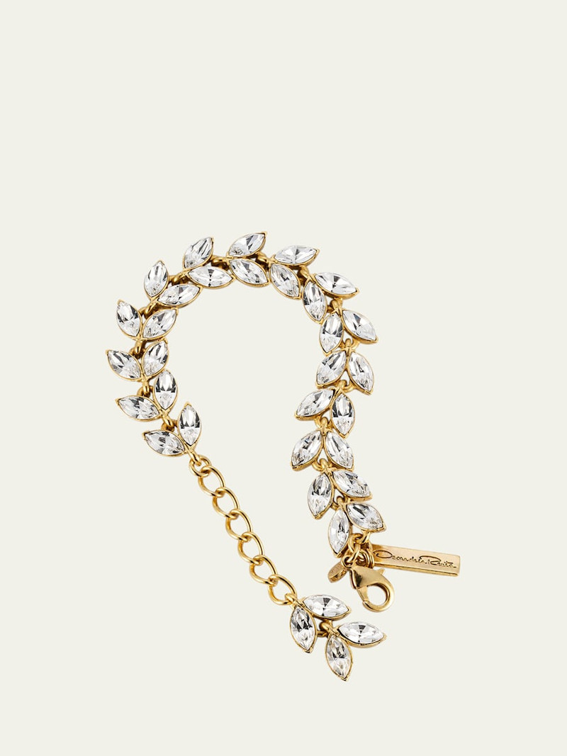 Crystal Leaf Bracelet 4