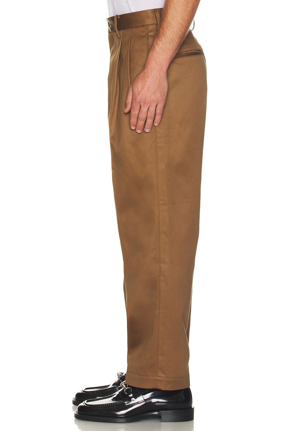 Double Pleated Chino Trousers - 5