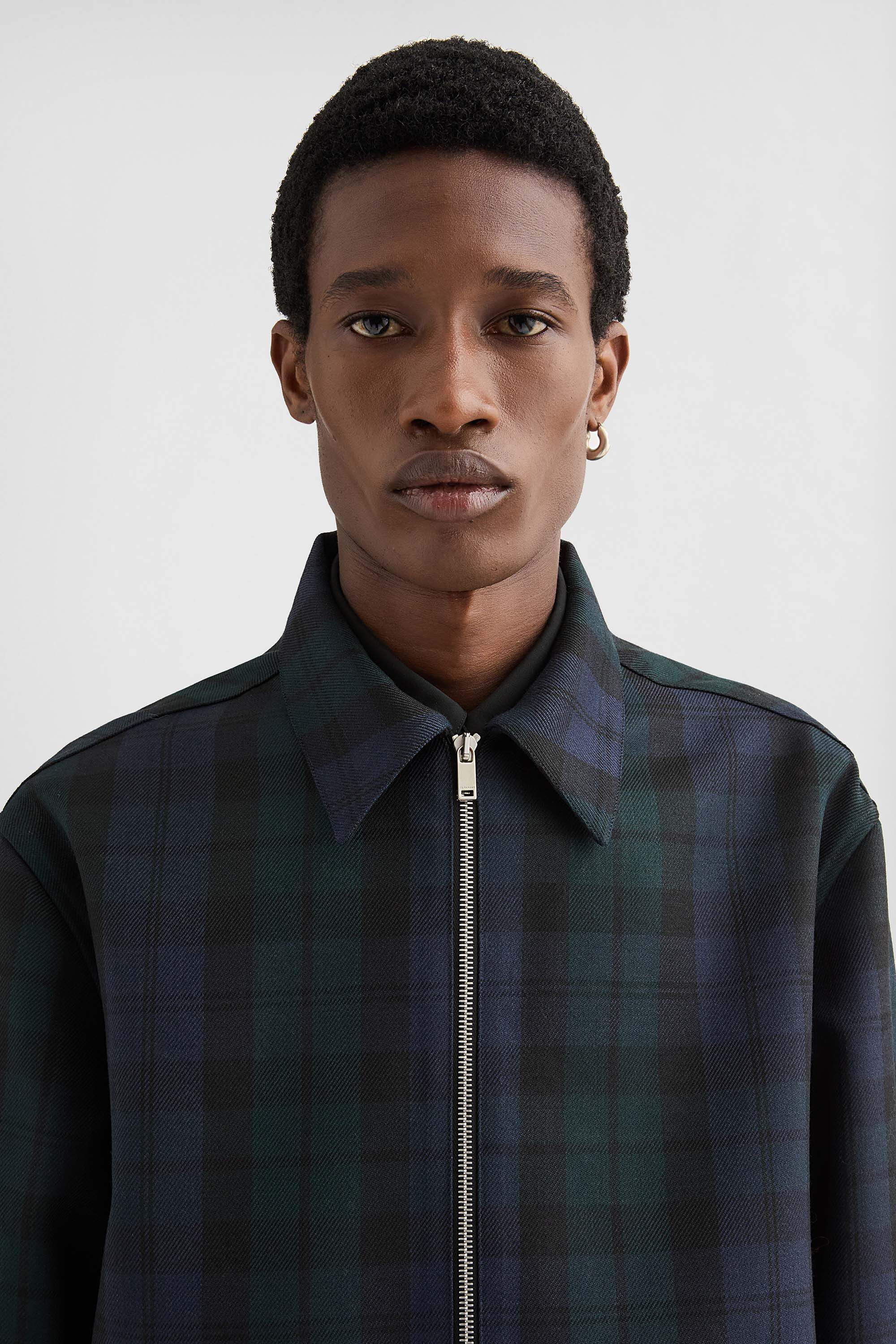 Wool Zip-Up Shirt - 5
