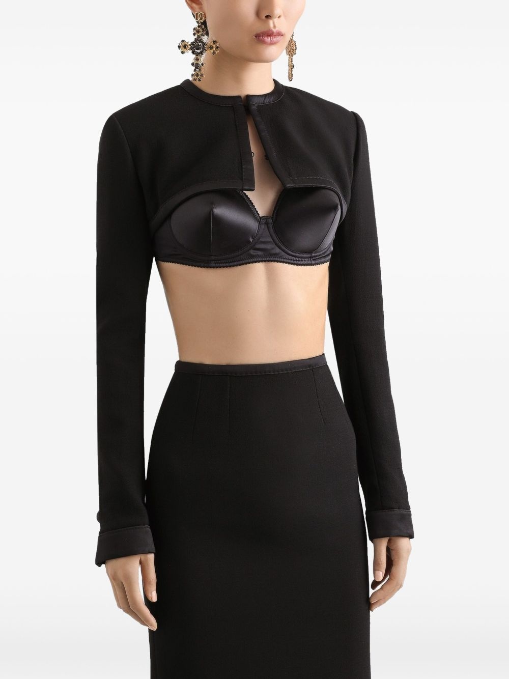 cropped jacket - 4