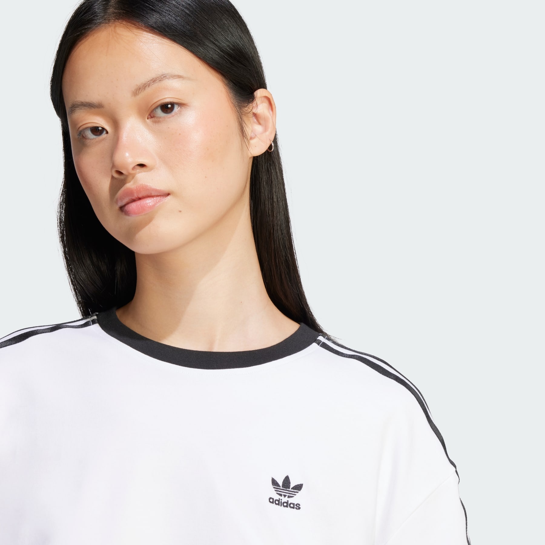 ★ adidas★ 3S loose crop tee white JC8150 adidas アディダス W 3ST LOOSE CROP TEE ショートスリーブ