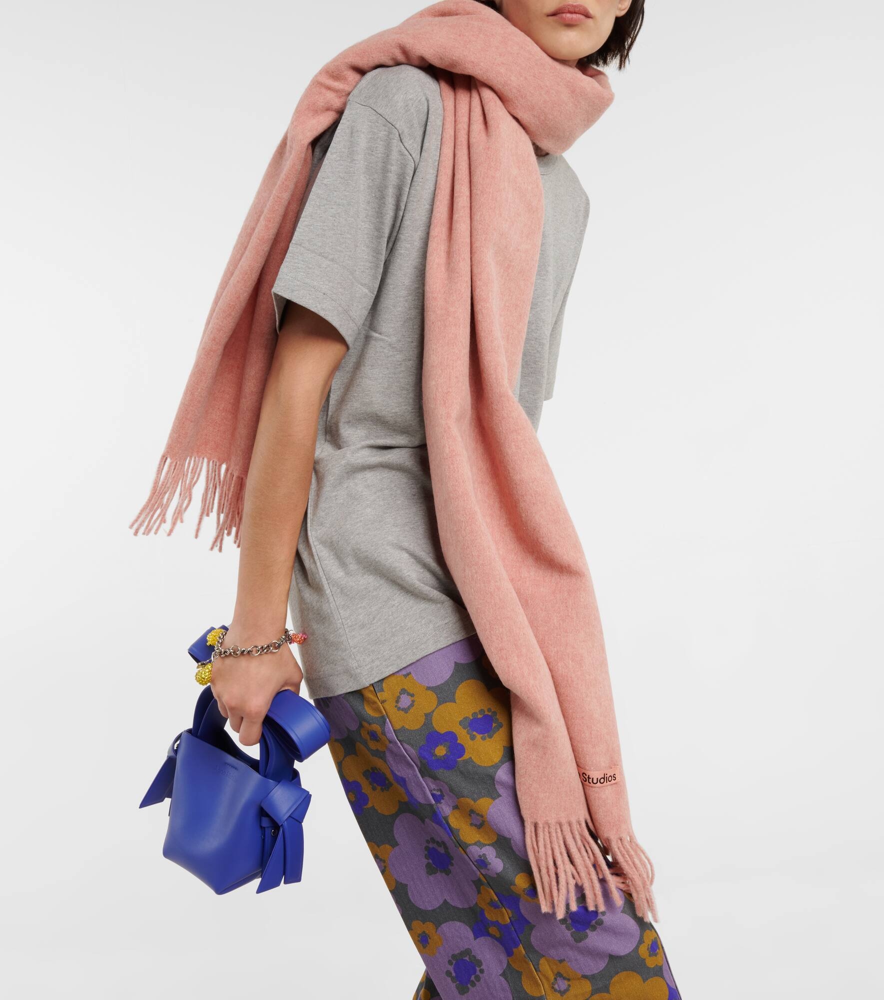 Canada fringed wool scarf - 2