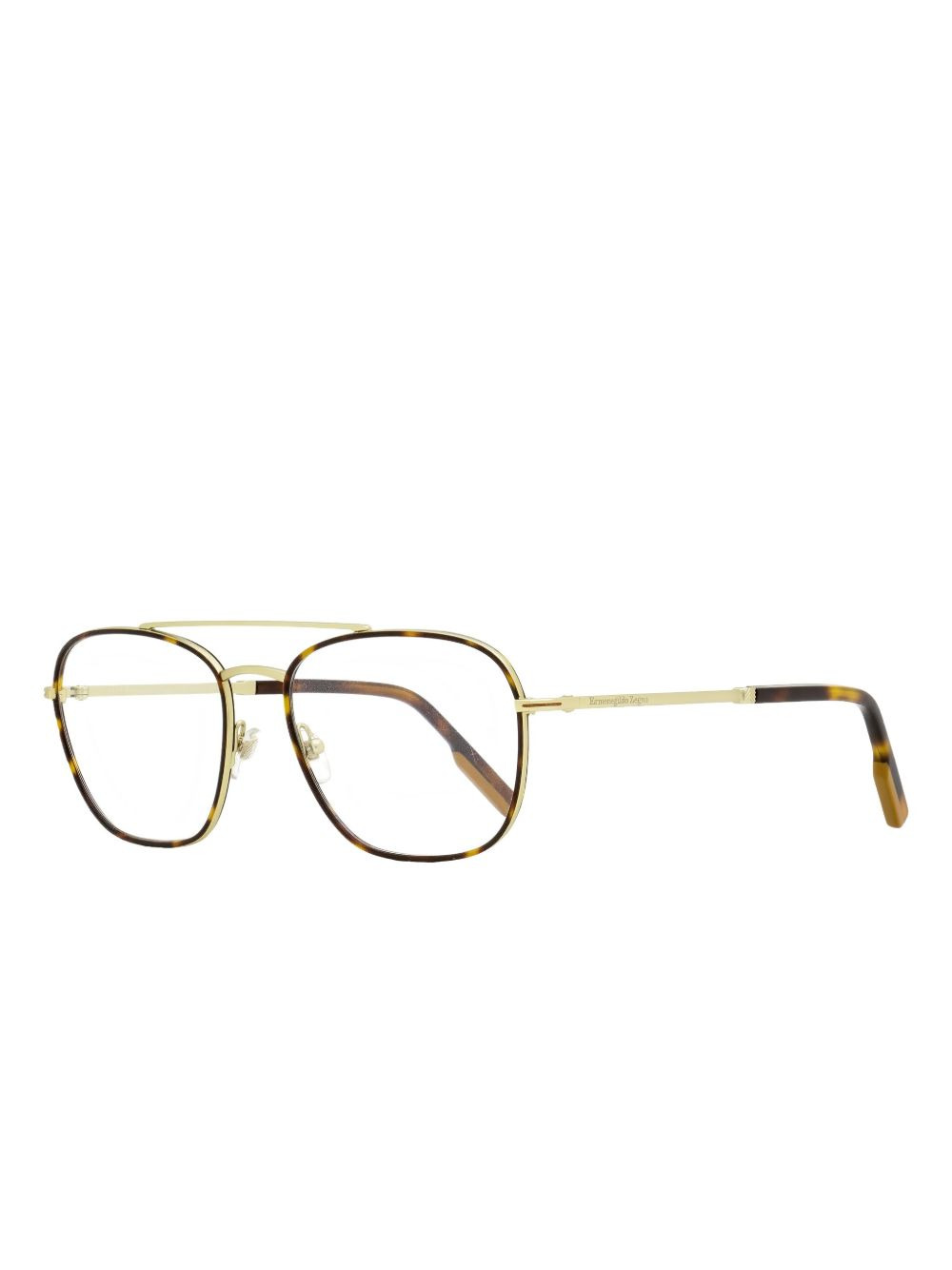 5183 double-bridge rectangle glasses - 2