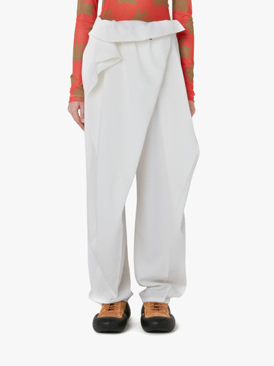 JW Anderson PADLOCK STRAP FOLD OVER TROUSERS outlook