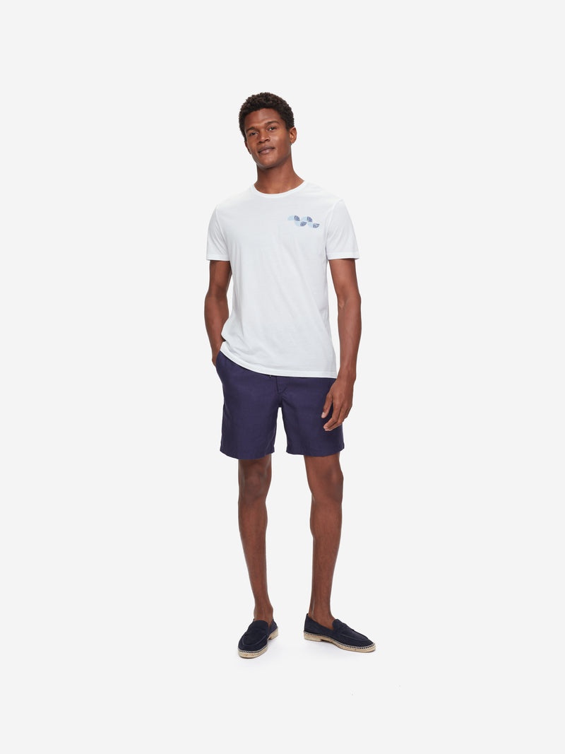 Men's T-Shirt Ripley 9 Pima Cotton Blue - 4