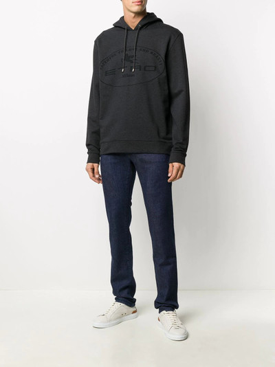 Etro logo-print hooded sweatshirt  outlook