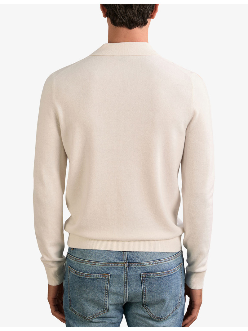 Gideon V-Stitch Wool Knitted Cardigan 3