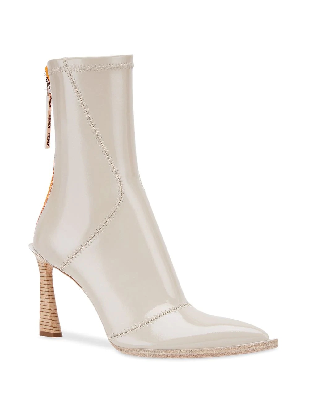 FFrame structured heel ankle boots - 2