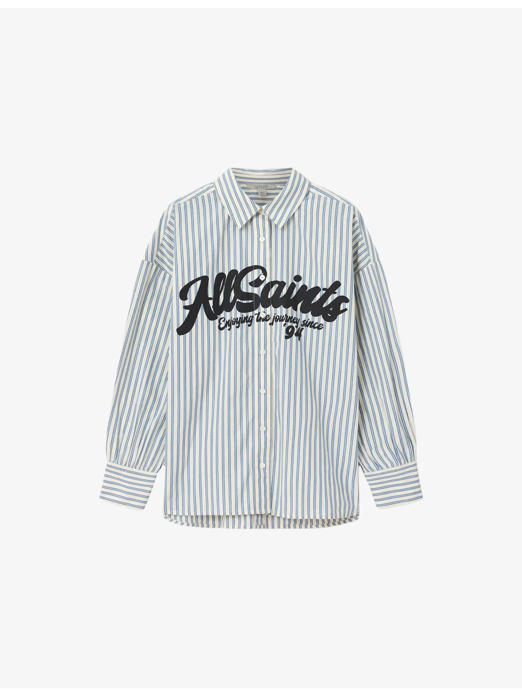 Adrianne Logo-Print Woven Shirt - 1