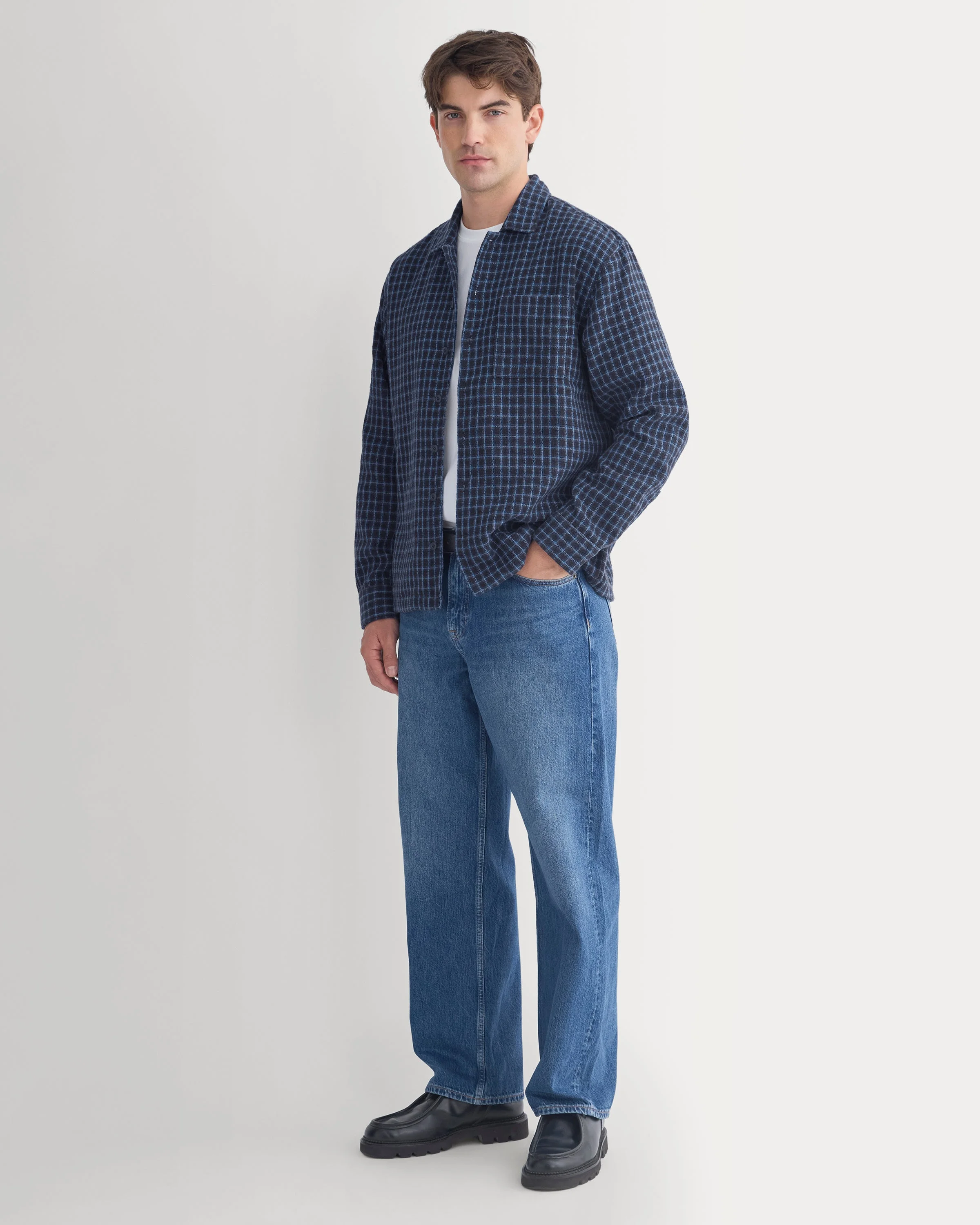 DOUBLE-GAUZE BUTTON-DOWN SHIRT - 1