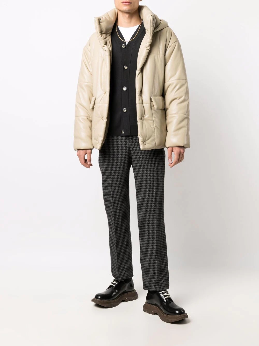 hooded puffer jacket - 2