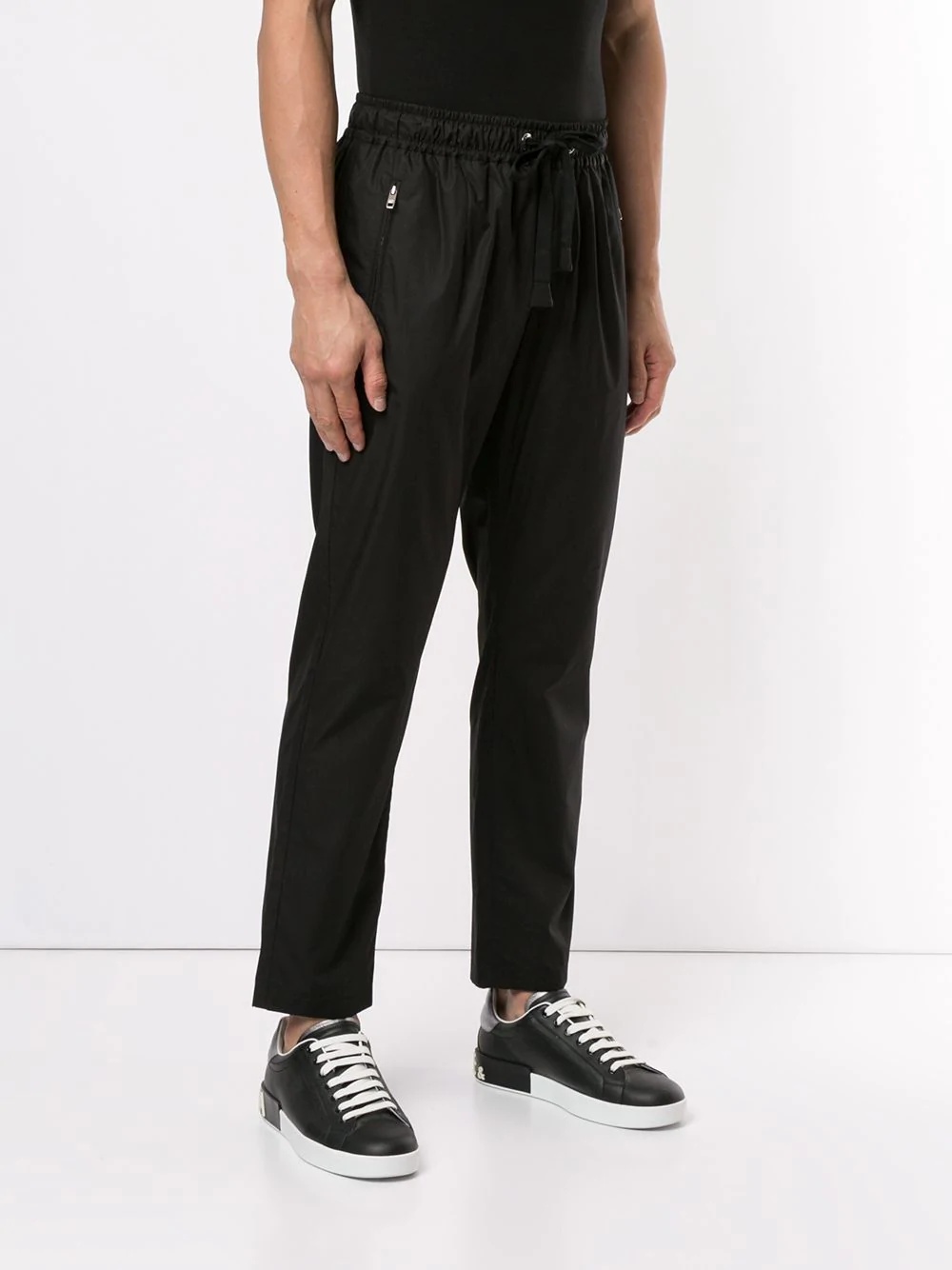 straight leg track trousers - 3