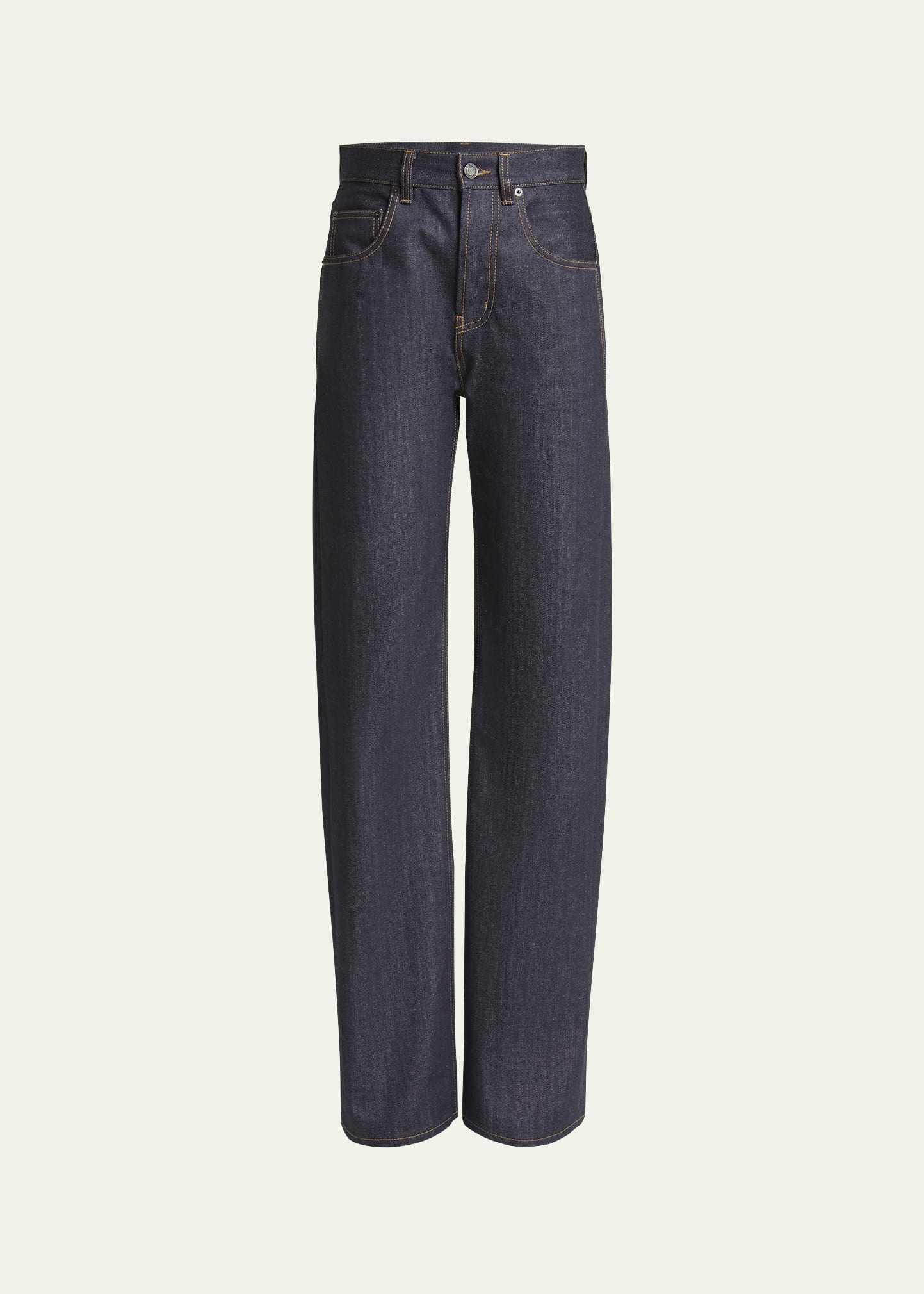 Cotton Bootcut Jeans - 1