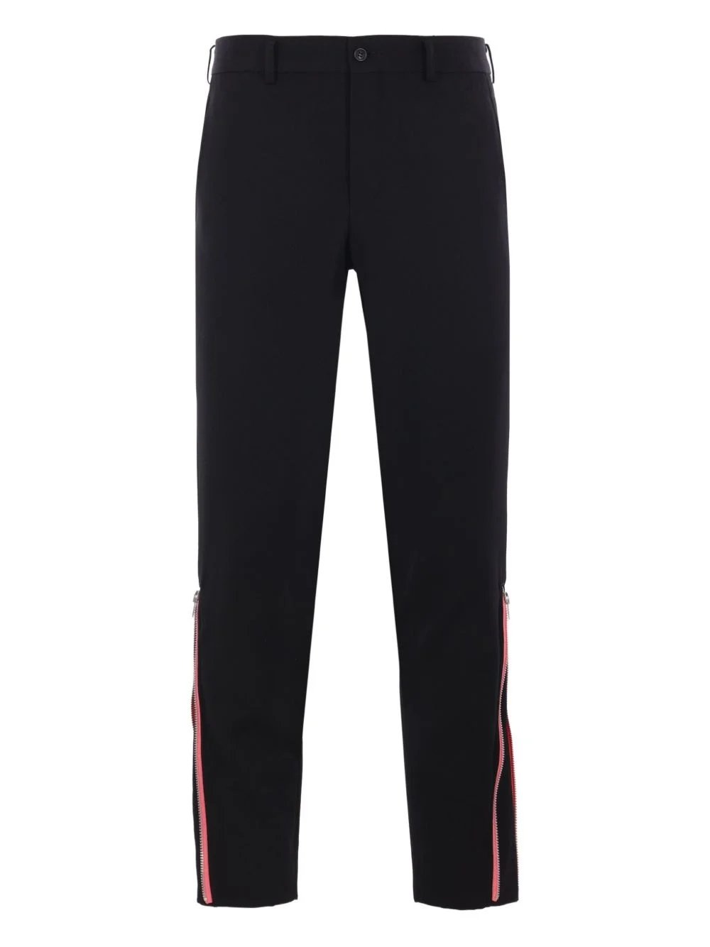 wool zip-detail trousers - 1
