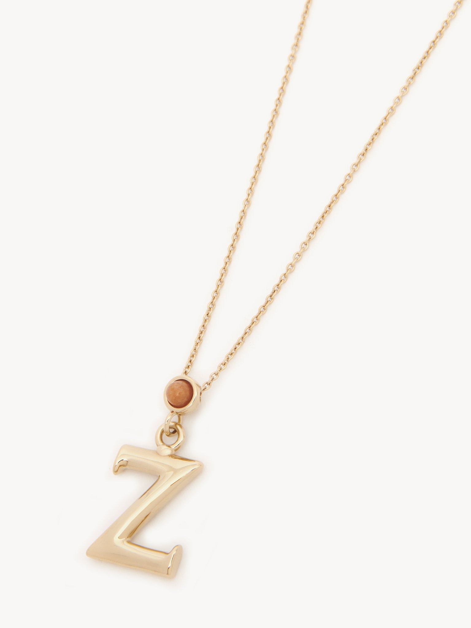 ALPHABET NECKLACE WITH PENDANT Z - 2