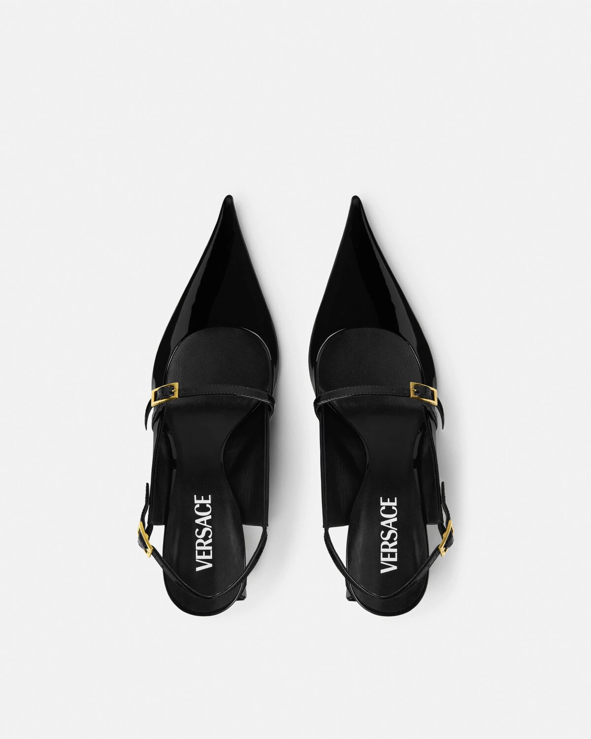 Bright Crystal Patent Slingback Pumps 70 mm - 5