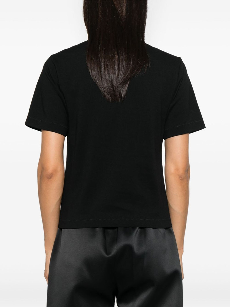 piqué cropped polo top 4