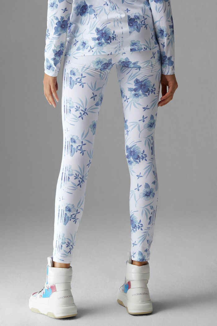 Love Tights in Blue/White - 3