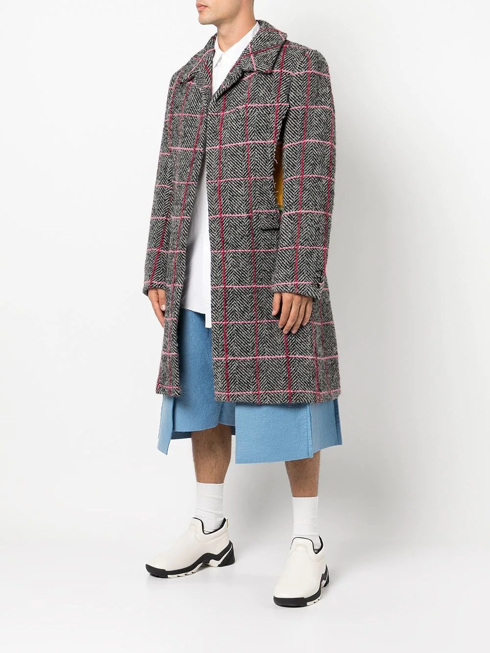 colour-block panelled blazer - 3