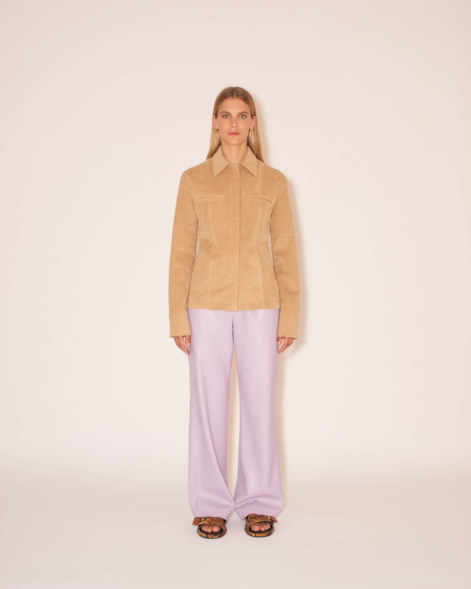 ENIA - Suede jacket - Sand/brown - 3
