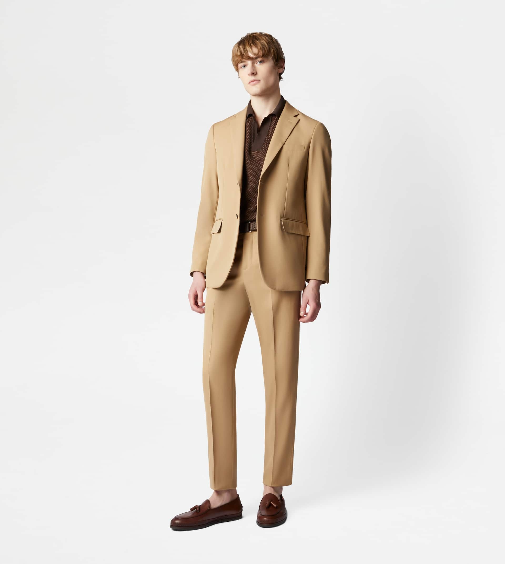 BLAZER IN WOOL - BEIGE - 2