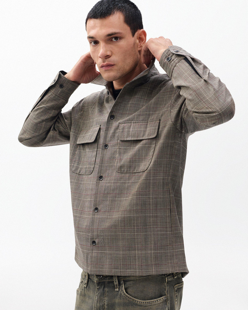 Isaiah Italian Wool Shirt Jacket 5