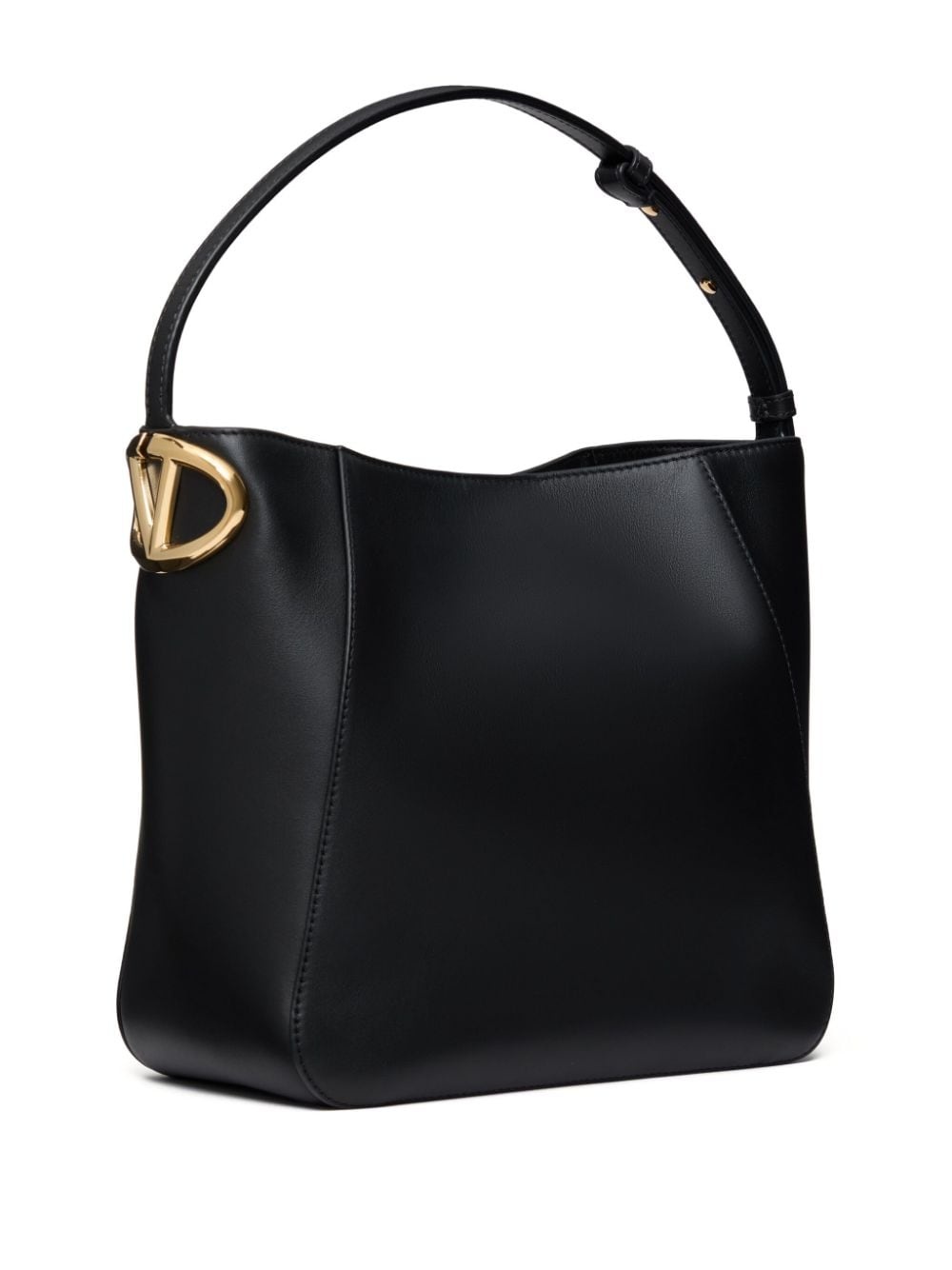 Vlogo leather bucket bag - 4