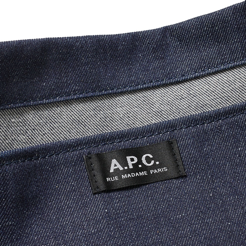 A.P.C. Guitar Logo Denim Shopping Bag - 3